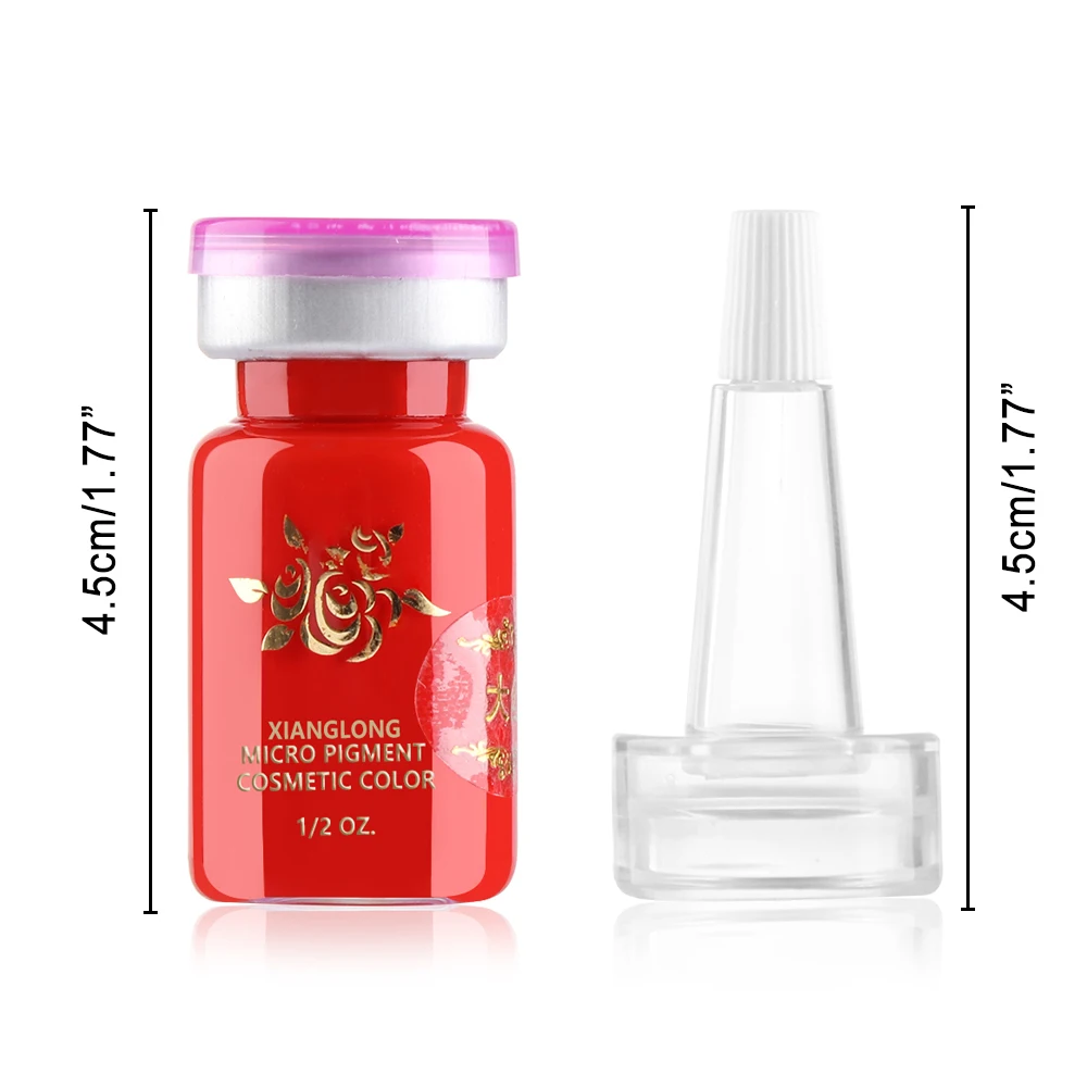 Eyebrow Lip Liner Tattoo Ink Emulsions Semi Permanent Eyebrow Makeup Durable Pigment Microblading Beauty Tool Supplies 1 Bottle tattoo ink tattoo ink pigment tattoo ink kit tattoo brow paste