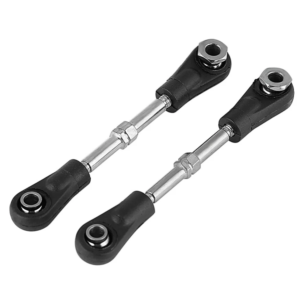 RC Steering Rod, 2PCS/Set RC Model Toy Car Pulling Steering Tie Rod