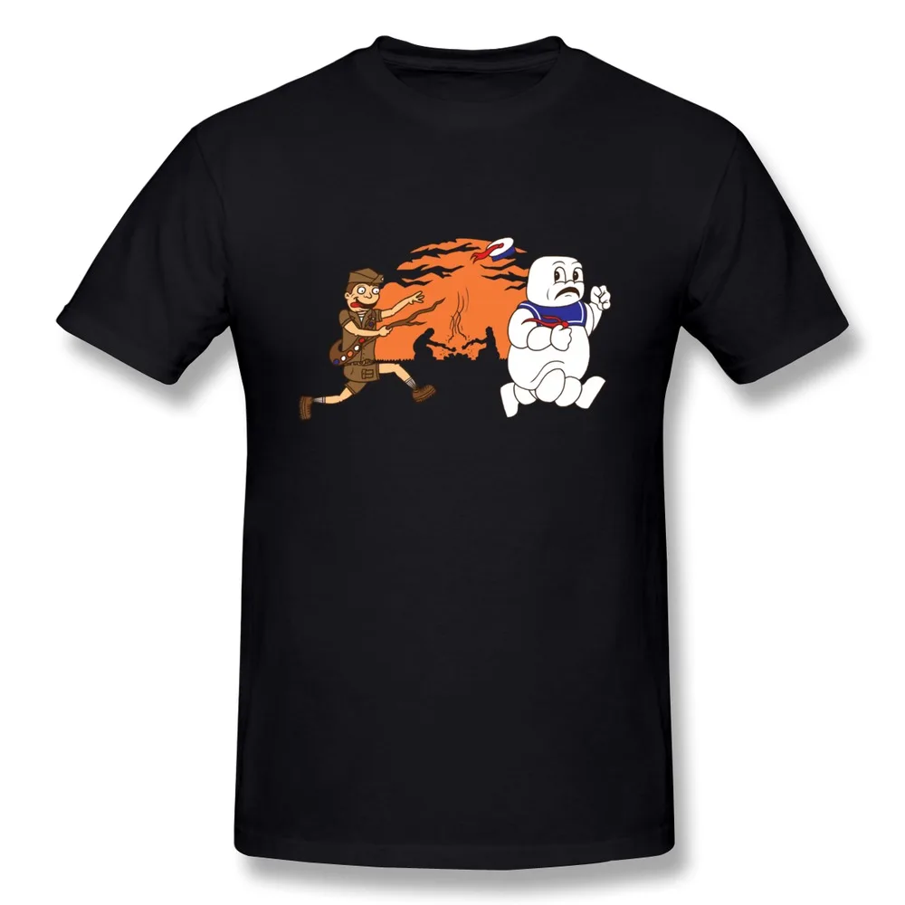T Shirt Mans 100% Cotton Campfire Snack Attack Make Your Own Short-Sleeve Men T-Shirts | Мужская одежда