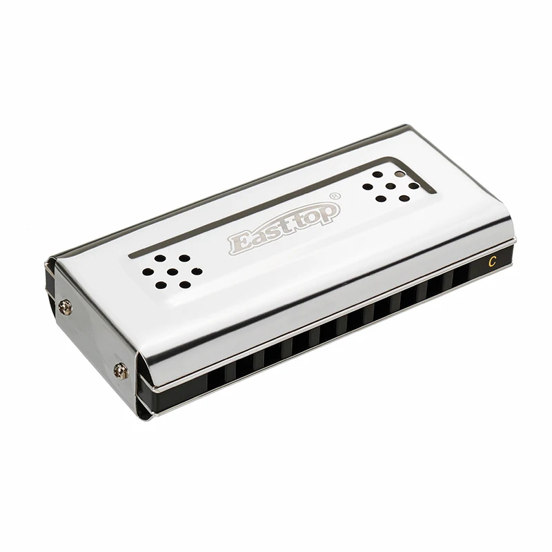 EASTTOP C/G ключ T10 2 10 отверстий Губная гармошка гармоника с двумя сторонами две