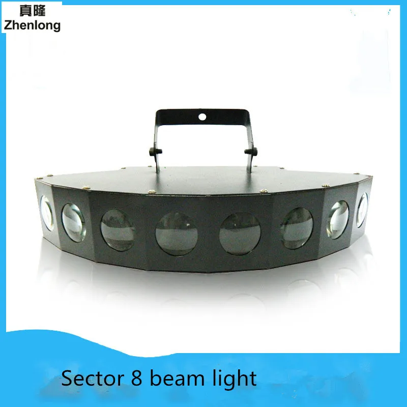 

Fan 8 Eyes Beam LED Stage Light Laser Mode Disco Laser Light Party Light Sound Control DMX Lumiere Laser Wedding bar lamp