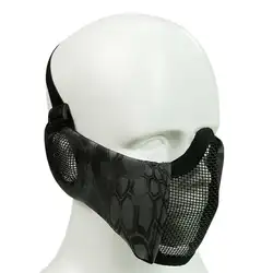 2018 Новый ухо защита сетка нейлон полумаска Открытый дышащий Стальная проволока для верховой езды маска