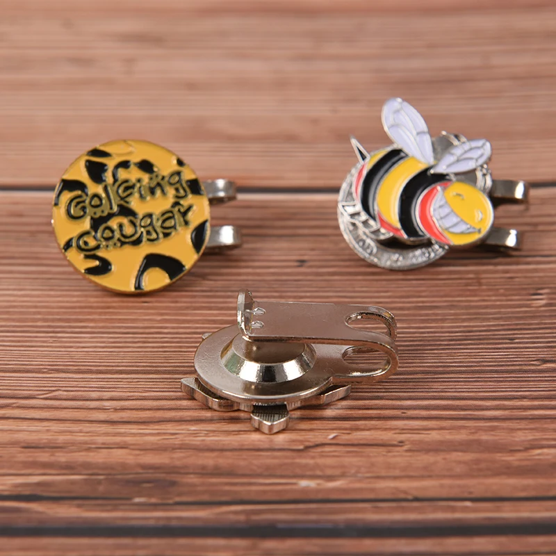 

25mm Golf Hat Cap Clip Marker Golf Ball Magnetic Hat Clips Outdoor Alloy Golf Fans Supplies Accessories