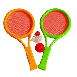 Теннисные ракетки для бадминтона шары набор Для детей спортивный открытый развивающие Родитель-ребенок игры и игрушки для мальчиков и
