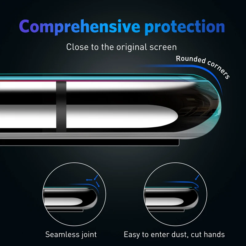Закаленное стекло 9D Lovebay для iPhone 6 6s 7 8 Plus X XR XS Max защита экрана полное покрытие