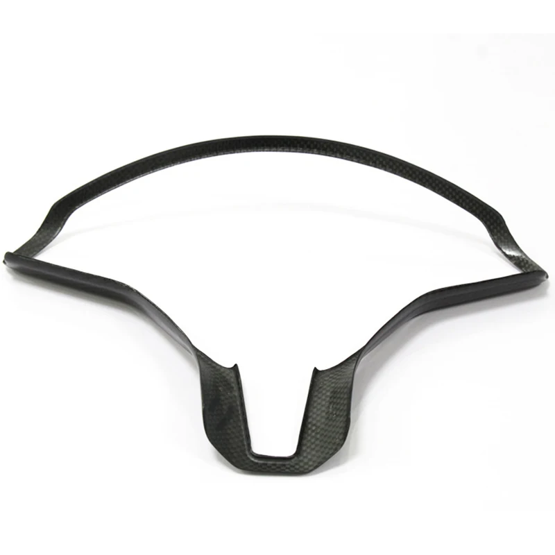  Car-Styling for TESLA MODEL S X Carbon fiber Inner Steering steering wheel Decor Cover Trim decorat