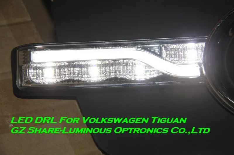 High Quality E4 Emark Led Daytime Running Light Fog Light DRL For VW