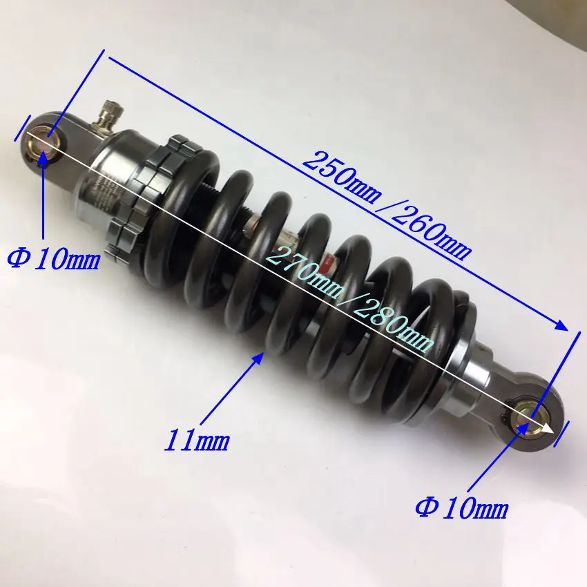 MSX125 амортизатор колеса заднего сиденья 250 мм 260 мм Мотоцикл Скутер Отрегулируйте Демпфирование амортизатор стойки для Honda M3 сзади