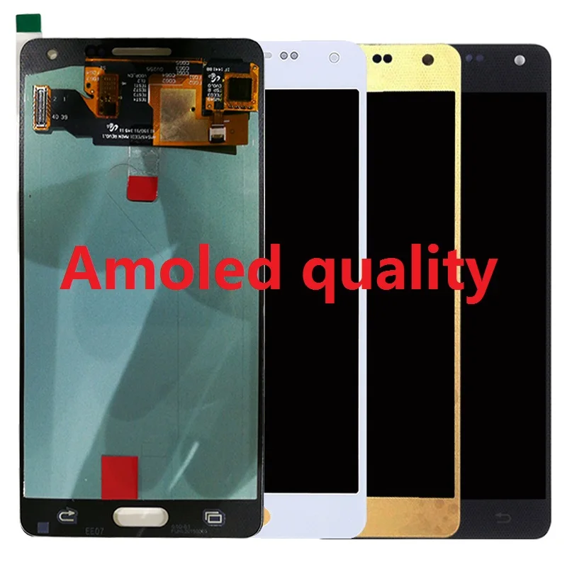 

Super Amoled For Samsung Galaxy A5 A500 A500F A500FU A500M Display LCD Screen Touch Digitizer Sensor Assembly + Adhesive + Kits