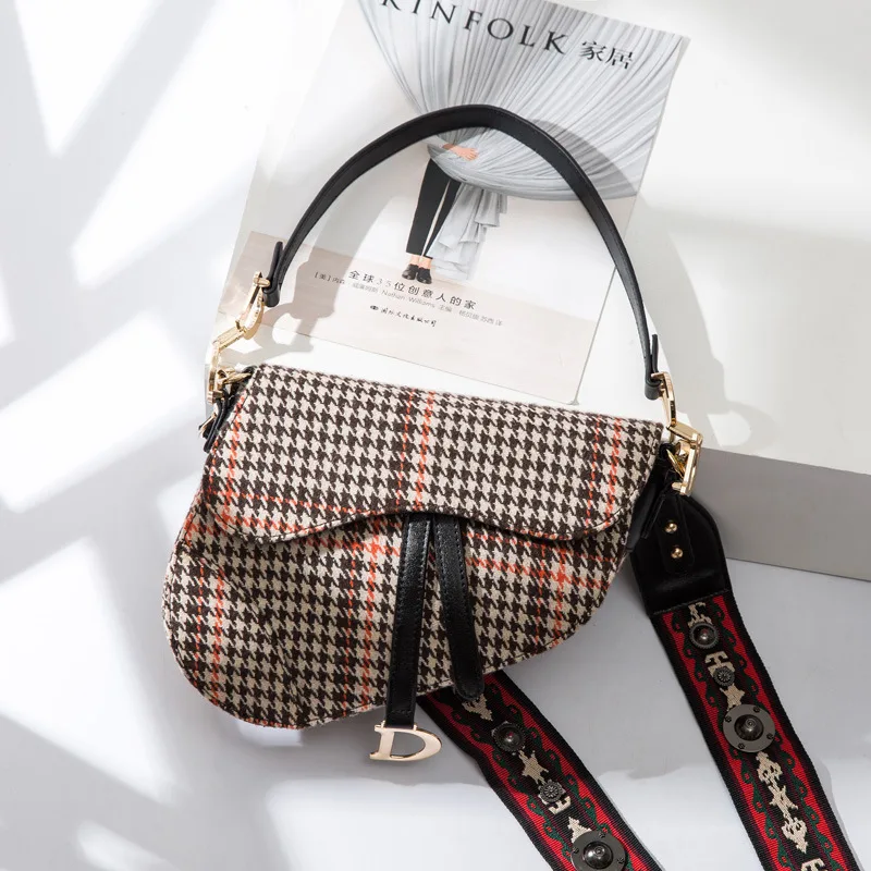 

Autumn Fashion Women Saddle Bag Ladies High Quality Shoulder Crossbody Bags Brand Designer Female Messenger Bags luxury Handbag