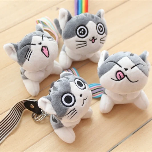 1 шт. 10 см 4 вида стилей плюшевая кукла кошка плюшевые брелки Kawaii брелок котенок