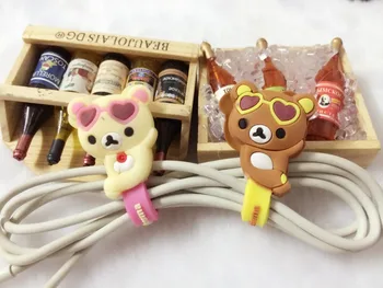 

100pcs Cable Winder USB Charging Cable Wire Organizer Cord Holder for iphone samsung mobile phone headphone headset