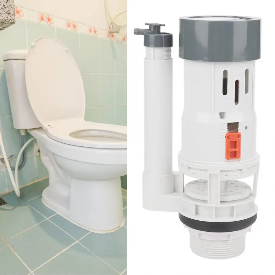 

210mm + 58mm Toilet Tank Fittings Kit Flush Valve Set Separate Button Replacement Part Inlet Valve Toilet Cistern Accessories
