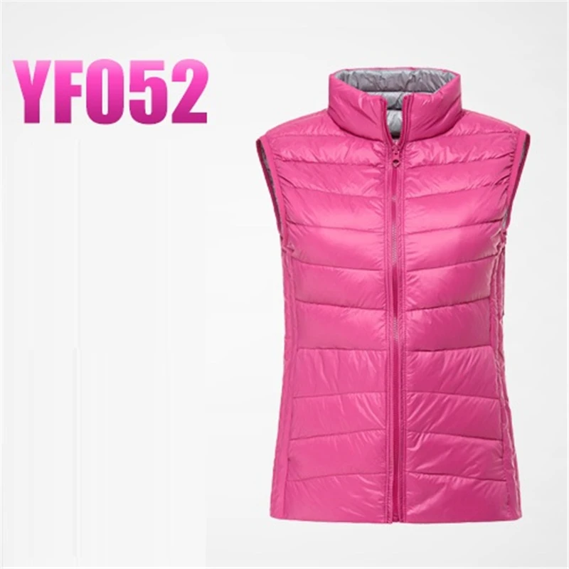 

Pgm Golf Lightweight Vest Women Duck Down Warm Jacket Winter Autumn Ladies Sleeveless Windproof Golf Waistcoat Golf Vest D0507