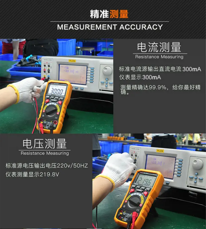 PEAKMETER PM8236 автоматический ручной Диапазон Цифровой мультиметр с TRMS 1000V Температура Емкость Тест частоты