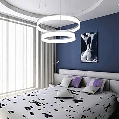 Image Modern Contracted Design Mini Pendant LED Ring Ceiling Lamp with 100 250V