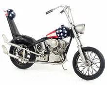 Free Shipping Handmade Iron Antique Easy Rider Motorcycle Model 1969