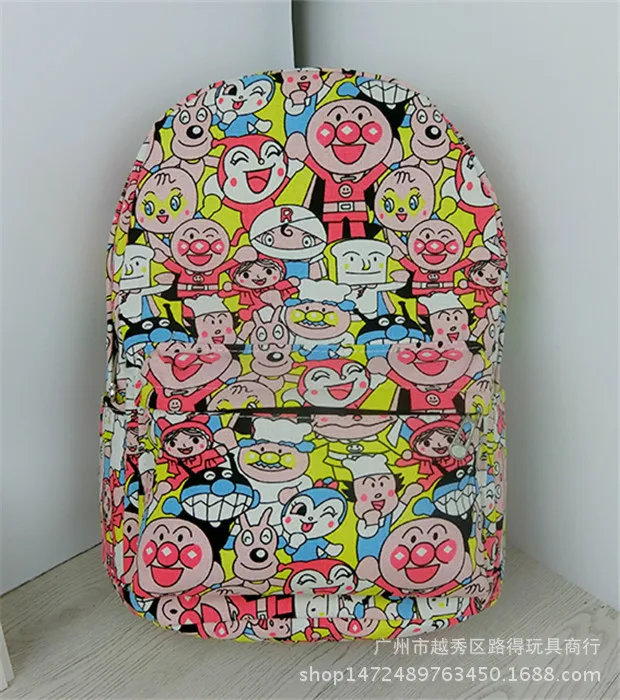 Рюкзак Anpanman с принтом граффити для мальчиков и девочек повседневная школьная