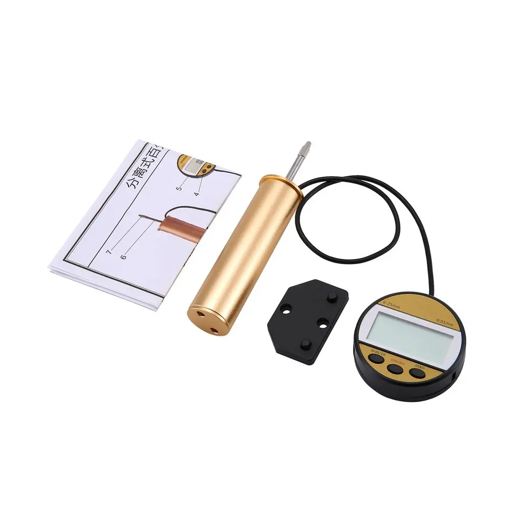 

SHAHE 0-25.4mm Split Type Digital Dial Indicator Gauge Precision Tool With LCD Display Unit 0.01mm Digital Display Unit