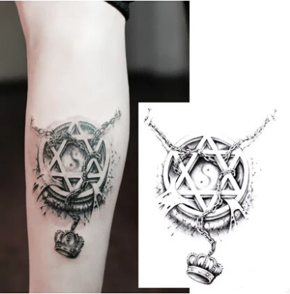 2pcs lot tatuagem temporary tattoo sticker 3d hexagon magic 2pcs lot tatuagem temporary tattoo sticker 3d hexagon magic