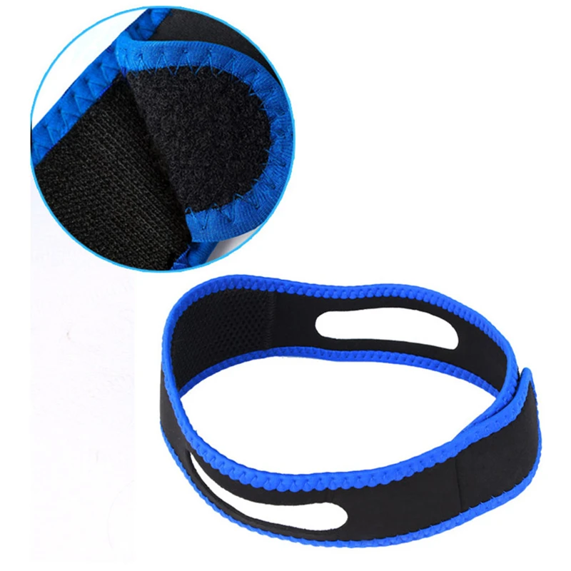 Strap de Neoprene Apoio da Mandíbula Lote Dispositivos Anti Snore Parar Ronco Chin Ajustável 100 Pçs - 5 Cheap Sono e ronco