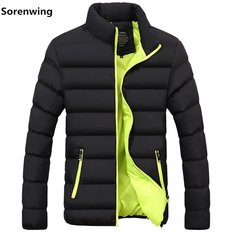 

2018 Men Winter Jacket Fashion mens jackets and coats Cotton Parkas Male Casual Thermal Jacket Brand Clothing Warm Coat 4XL 965