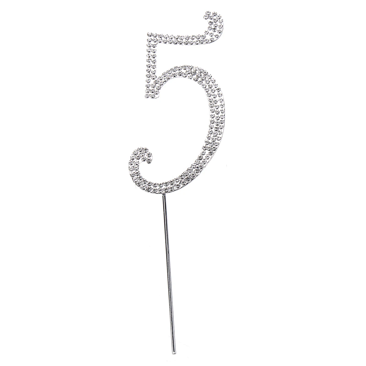 5 Rhinestone Cake Topper Cake Top Flag Decoration for Baby Shower Birthday Party Wedding Supplies - Цвет: 5
