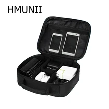 Качественные электронные аксессуары, дорожная сумка, нейлоновая ткань, Мужской Дорожный органайзер для даты, sd-карты, USB кабель, сумка для цифрового устройства