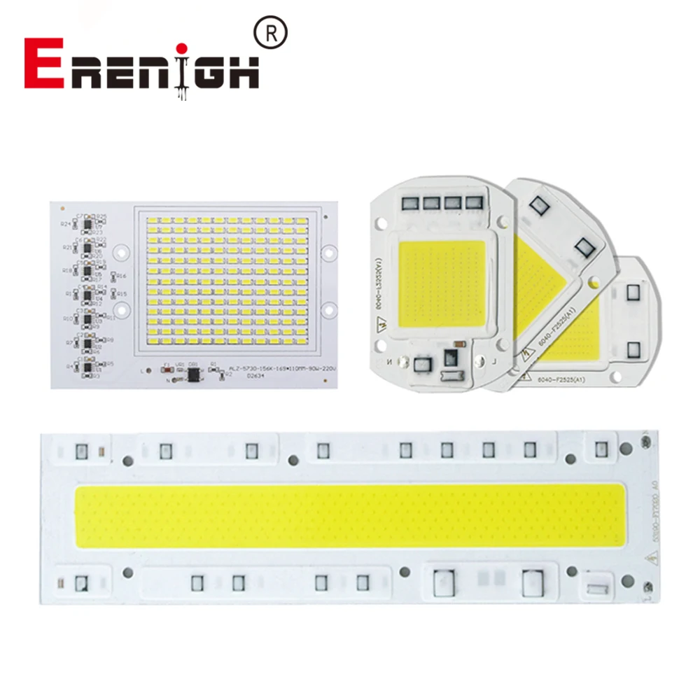 Умный IC COB светодиодный светильник-чип с бусинами, входное напряжение 220 В 150 Вт 100 Вт 70 Вт 50 Вт 30 Вт 20 Вт SMD2835, без необходимости в драйвере, DIY светодиодный светильник s для прожектора, точечный светильник