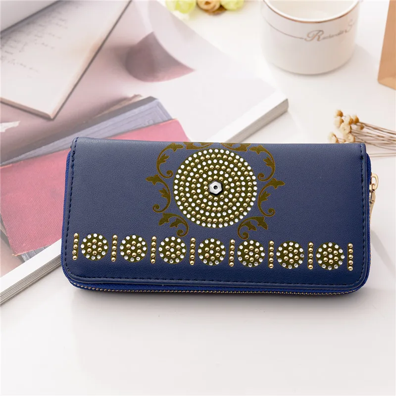 

Wallets Women Long Zipper Luxury Brand Leather Coin Purses Tassel Design Clutch Wallets Female Money Bag Credit Card Holder 487