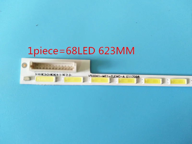Для skyworth 50E510E Артикул лампы V500H1-ME1-TLEM9 экран V500HJ1-ME1 1 шт. = 68LED 623 мм | Компьютеры и офис