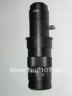 

0.7-4.5X Monocular Zoom Video Microscope Industrial Optical Lens Digital Camera 180X C-Mount for PCB inspection