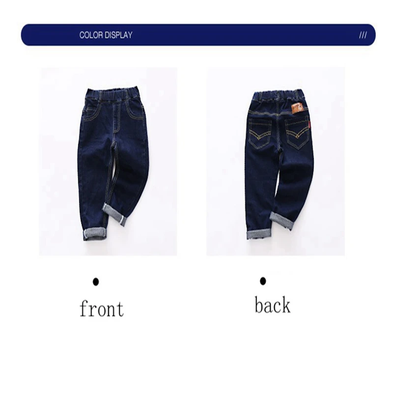 Baby Boys and childrens jeans Pants clothes In the spring and autumn Stylish and simple Boys kids leisure Clothing lrzlyx06 (9)