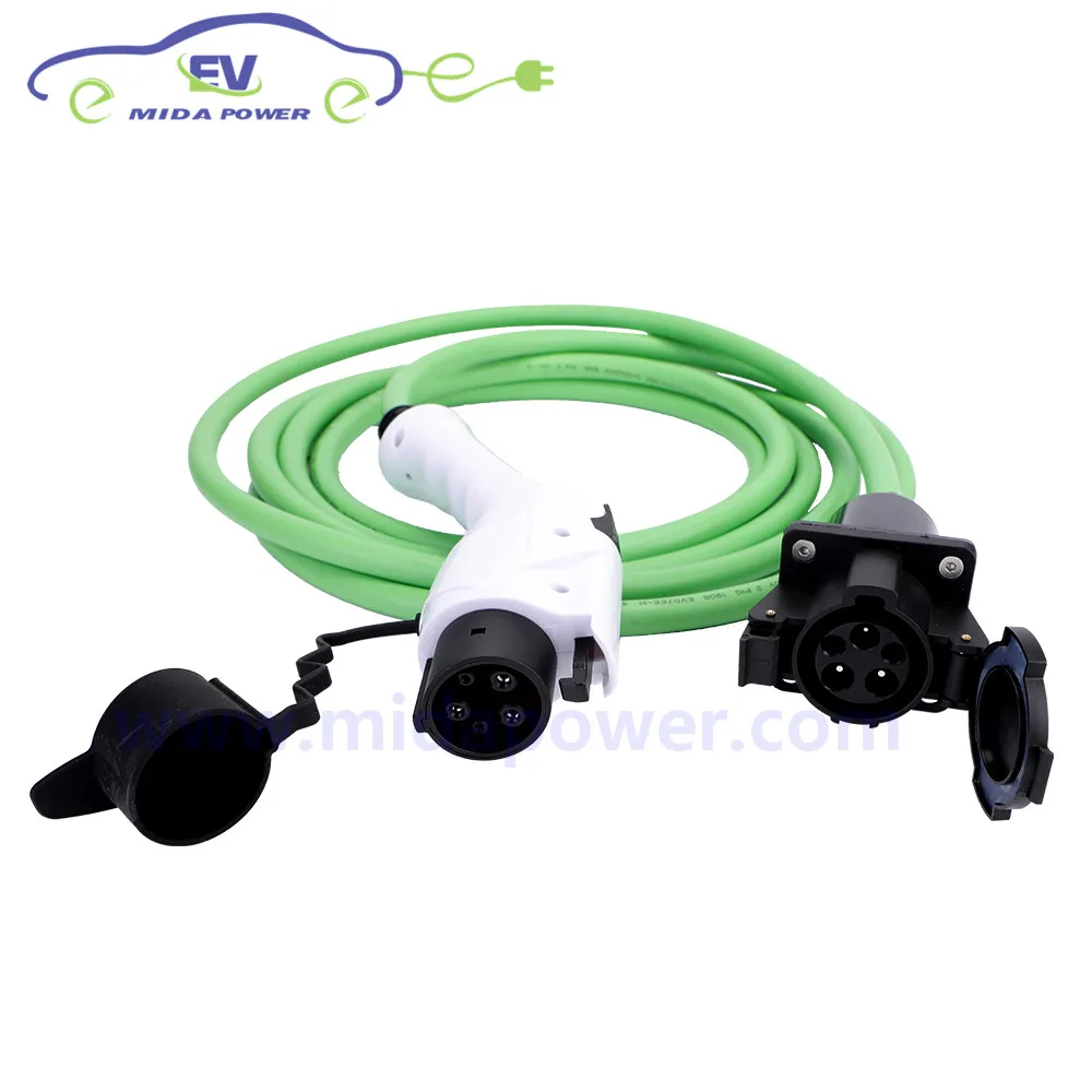 

EV Charger 5 Meter 32A J1772 Plug Type 1 to Type 1 Socket EV Adaptors Cable EV Convert Charging Plug