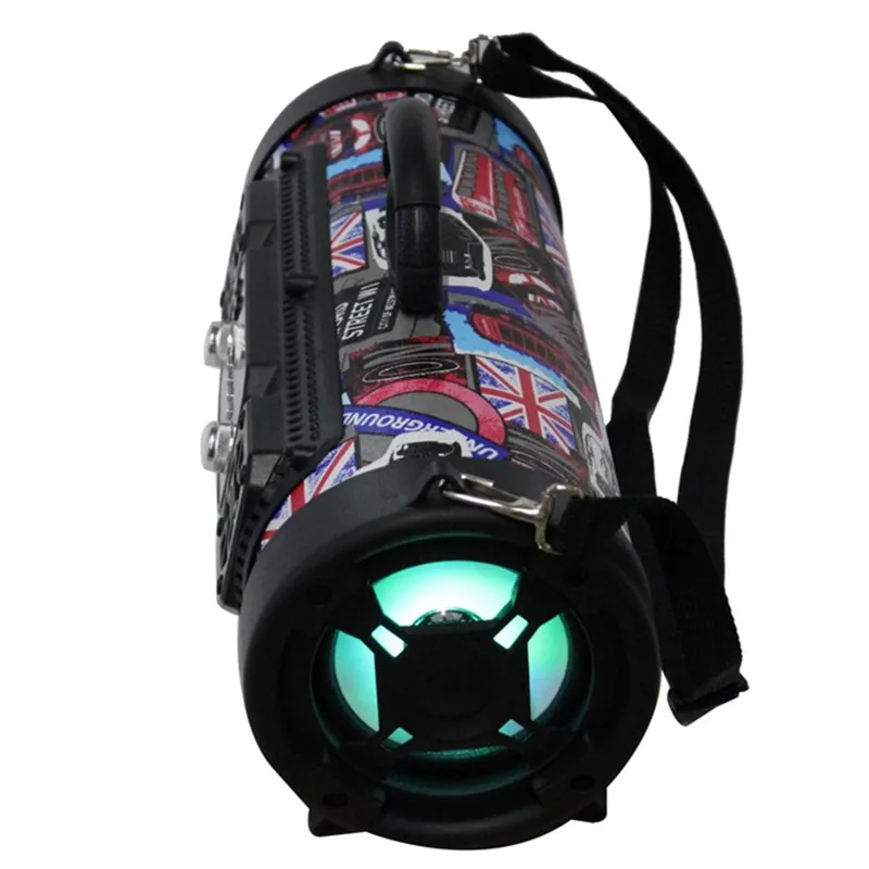 Portable 15W Big Power Outdoor Wireless Bluetooth Speaker Cool Graffiti