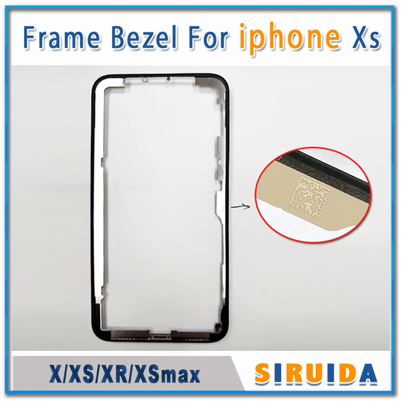 1 шт. лучшая средняя рамка с наклейками наборы для iPhone десять X/XR/XS/XS-MAX сенсорный экран сломанный Объектив Замена Ремонт