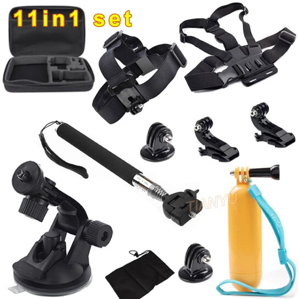 Для Gopro набор аксессуаров для gopro hero 5 4 3 комплект камеры Xiaomi sjcam|for hero|gopro herokit for |