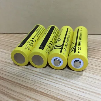 

DING LI SHI JIA 8Pcs 18650 Battery 9900mAh 3.7V Rechargeable Battery Li-ion Lithium for Flashlight Torch Headlight Head battery