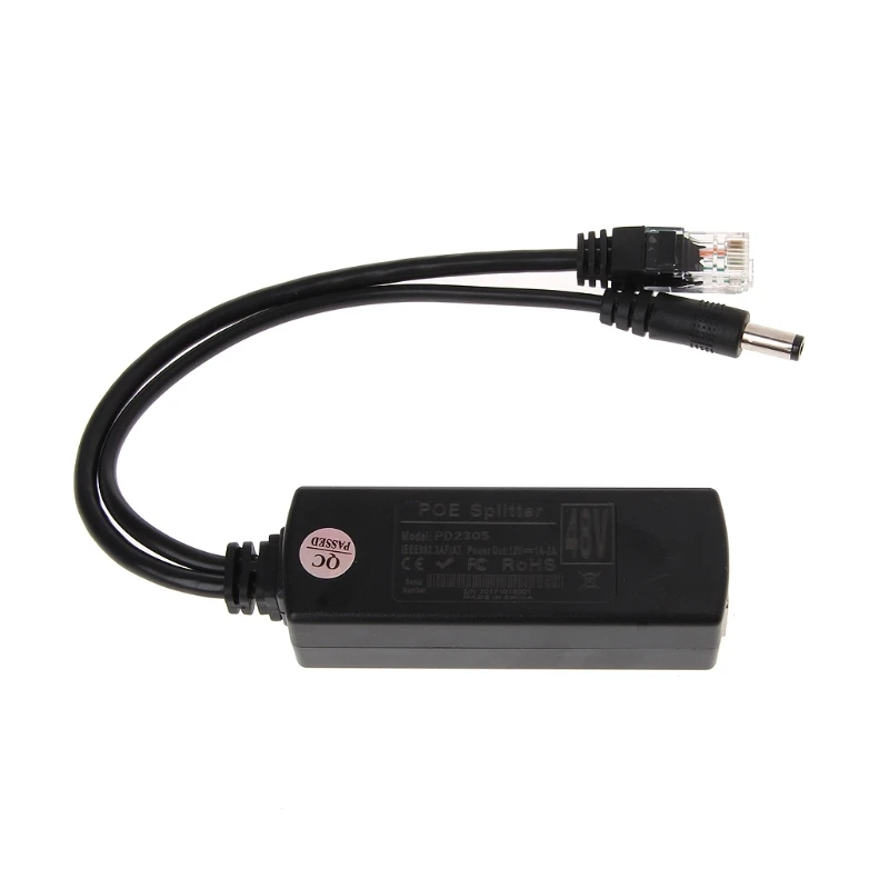 

10/100M IEEE802.3at/af Power Over Ethernet PoE Splitter Adapter For IP Camera