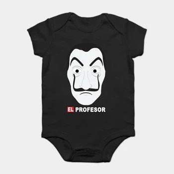 

Baby Onesie Baby Bodysuits kid t shirt Printed Cotton Short-Sleeve El Profesor La Casa De Papel