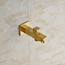 Modern Spout Bathroom Shower Replacement Shower Tap Spout Gold
