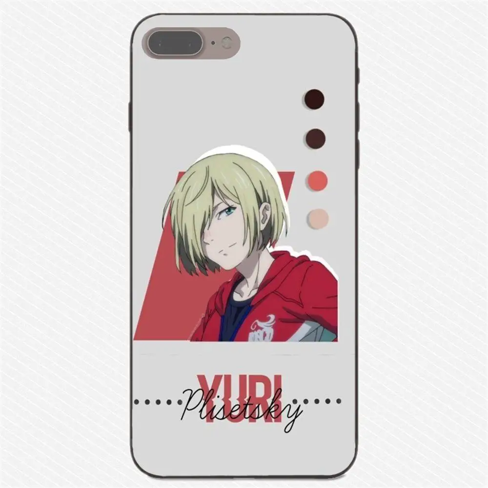 Чехлы из ТПУ для телефонов Xiaomi Redmi Note 2 3 4 4A 4X 5 5A 6 6A Plus Pro S2 Y2 Anime Skate Yuri On Ice
