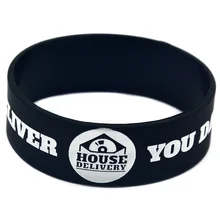 OneBandaHouse рекламный силиконовый браслет 1 дюйм браслет