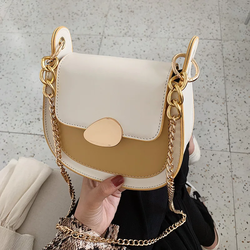 

Famous Brand New Designer Women Messenger Bags Fashion chain saddle Shoulder bag For Women 2019 Bags