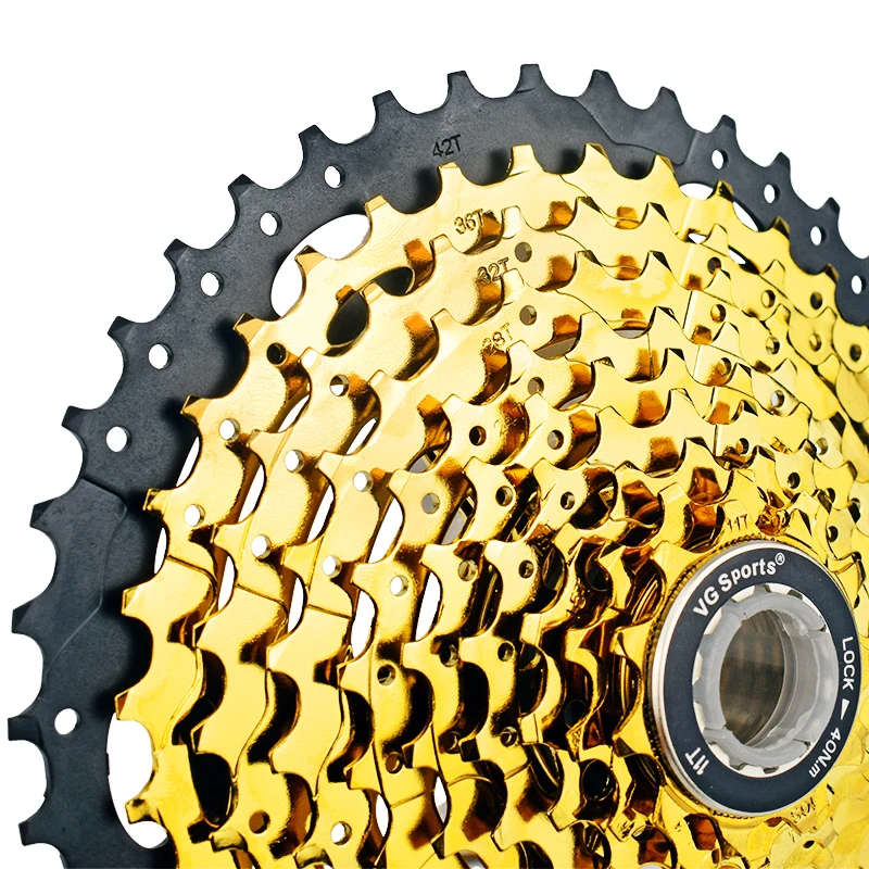 VG sports 10 speed 11-42T велосипедная кассета freewheel 10S MTB cog звездочки 42T велосипед горный велосипед колеса аксессуары 506g