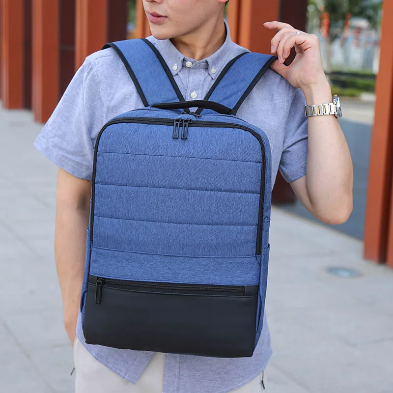 

2019 Korean computer Multifunction backpack male simple business bag pack mochilas hombre