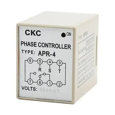 

AC 380V 8 Pin DIN Mount Reverse Phase Controller Relay Gray