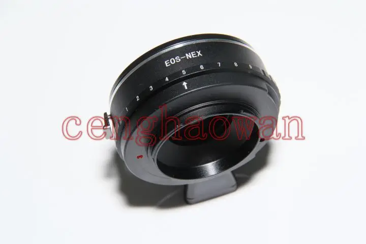 

EF Lens to e mount Lens Adapter Ring Adjustable Aperture for nex-3/5/5T/6/7 c3 a7 A6000 A5100 A6300 rx100 camera