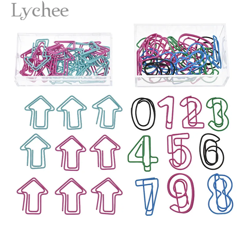 

Lychee 30pcs Arrow Shape Number Design Metal Clips Safety Pins Sewing Accessory DIY Handmade Crafts Tools