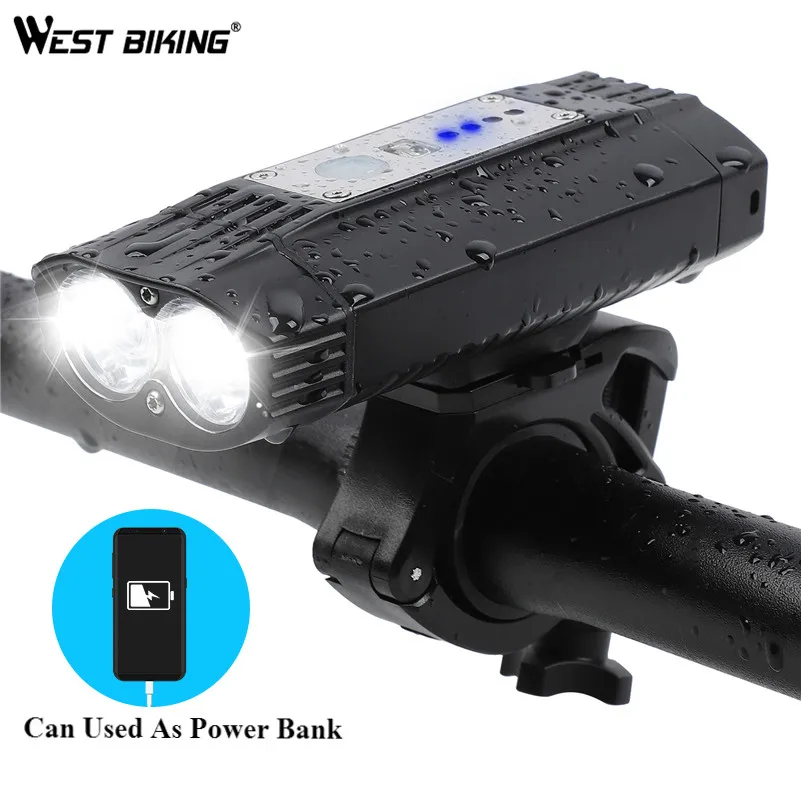 WEST BIKING 400LM ультра яркие красные/зеленые/велосипед светильник USB Перезаряжаемые